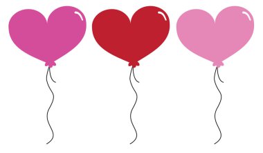 Kalp Valentine balonlar
