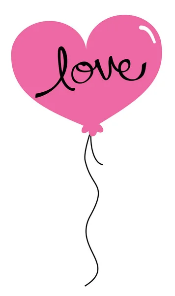 Μπαλόνι καρδιά αγάπη — Διανυσματικό Αρχείο