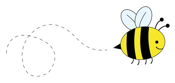 Buzzy Bumble Bee — Stok Vektör