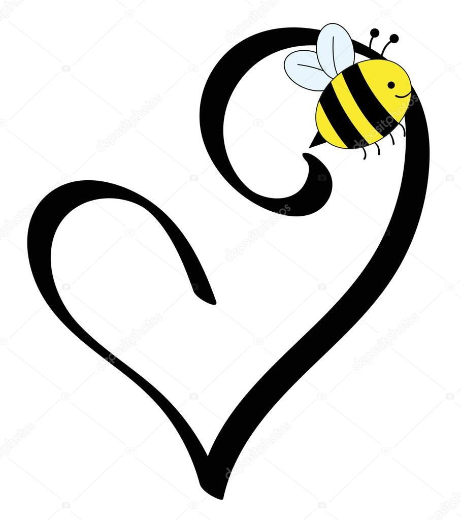 Love Heart Bee