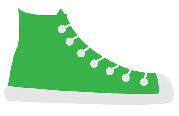 Groene mode schoen — Stockvector