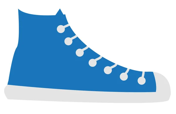 Blauwe Fashion schoen — Stockvector