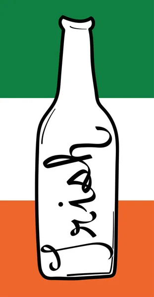 Irish Saint Patricks Cerveja —  Vetores de Stock