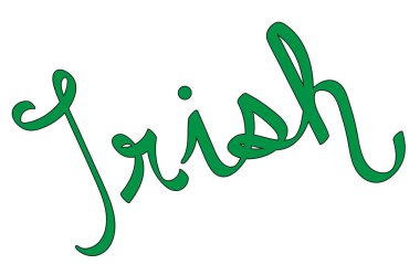 İrlandalı Saint Patricks yazı