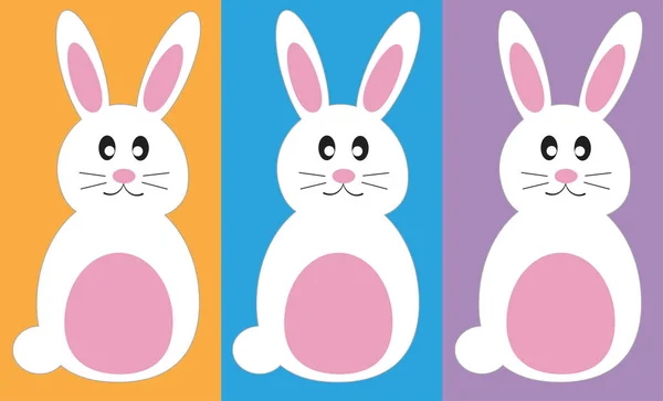 快乐复活节兔子 — 图库矢量图片