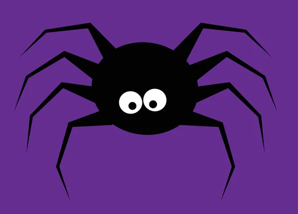 Feliz araña de Halloween — Vector de stock