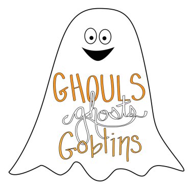 Cadılar Bayramın kutlu olsun Ghouls hayaletler goblinler