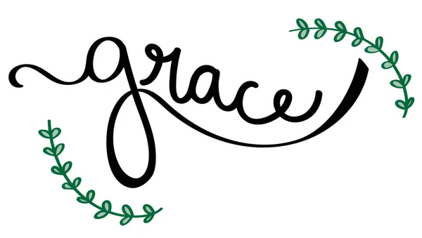 Grace Church belettering — Stockvector