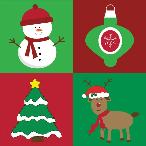 Joyeux Noël Articles — Image vectorielle