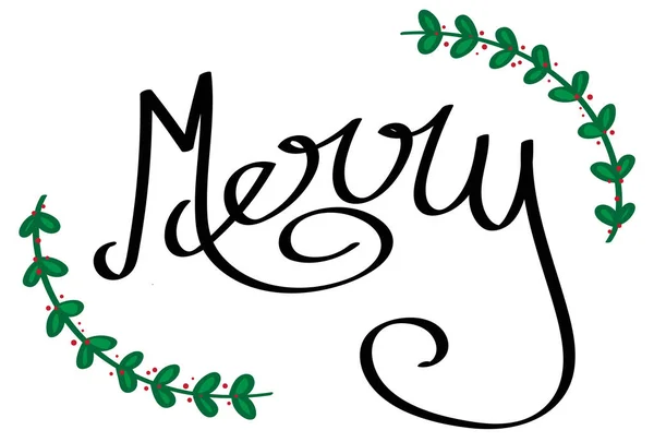 Feliz Navidad letras — Vector de stock