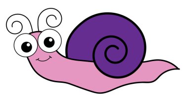 Sevimli böcek salyangoz