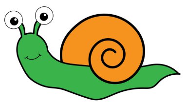 Sevimli böcek salyangoz