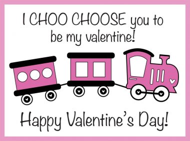 I Choo Choose You Valentine clipart