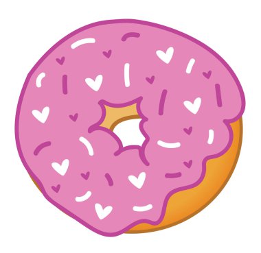 Mutlu Sevgililer günü Donut