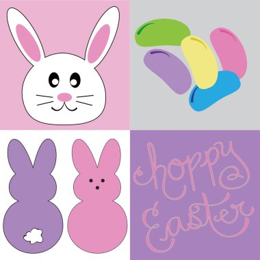 Happy Easter Bunny jöle fasulye