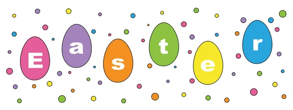 Happy Easter Eggs — Stock Vector