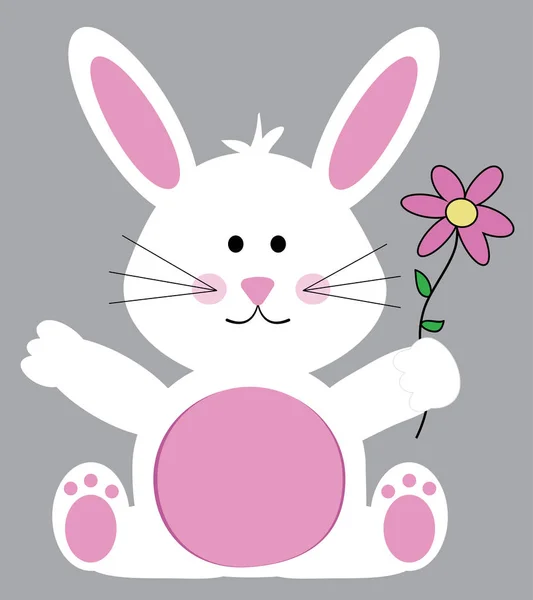 快乐的复活节兔子 矢量图形