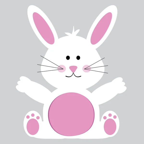 快乐的复活节兔子 图库矢量图片
