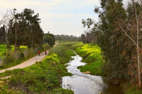 The Nahal Poleg nature reserve. Israel — Stock Photo, Image