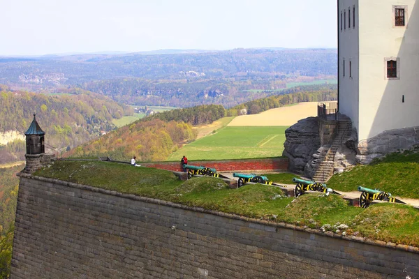 A fortaleza de Koenigstein — Fotografia de Stock