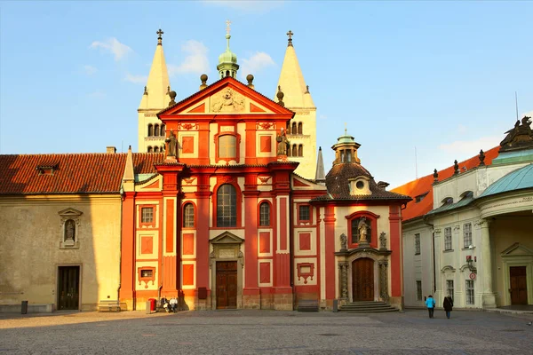 Prague Castle, St.George'nın Kilisesi — Stok fotoğraf