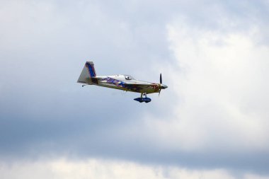 BUDAPEST, HUNGARY - 23 Haziran 2018: Macaristan 'ın başkenti Budapeşte' de düzenlenen Red Bull Dünya Yarış Şampiyonası