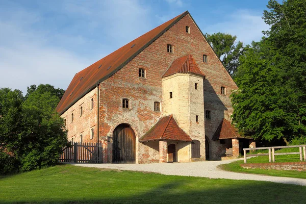 Adjascent Construcción Castillo Medieval Trausnitz Landshut Bavaria Alemania —  Fotos de Stock