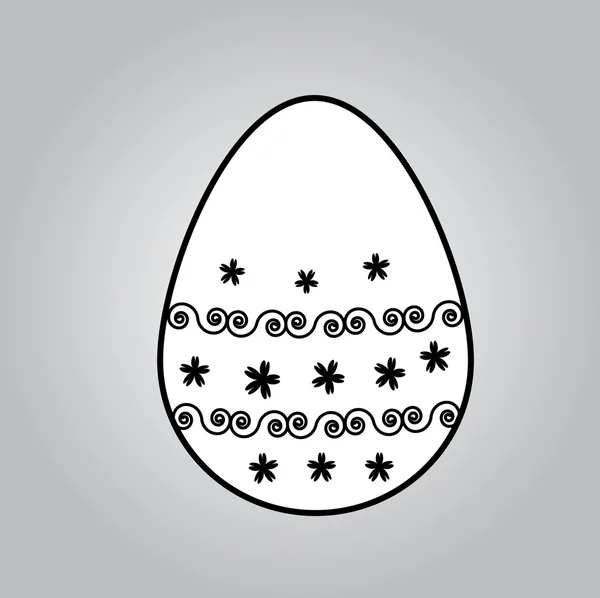 Пасхальне яйце значок — стоковий вектор
