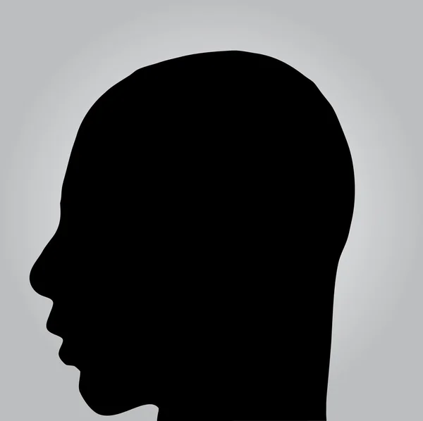 Icône tête humaine — Image vectorielle