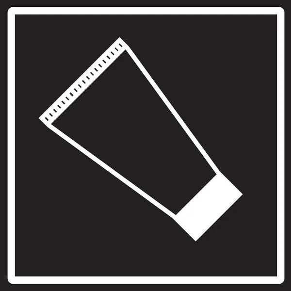 Simple tube  icon — Stock Vector