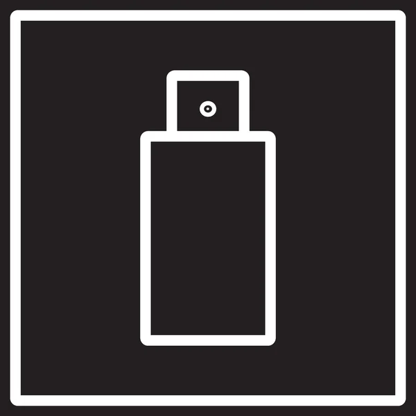 Eenvoudige parfum pictogram — Stockvector