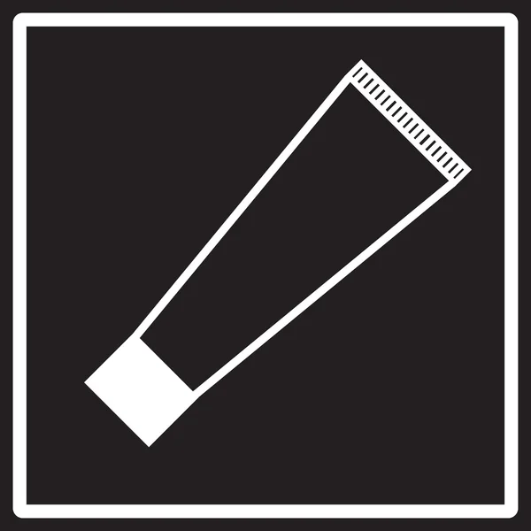 Icono de tubo simple — Vector de stock