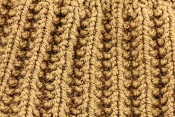 Knitted texture background close up