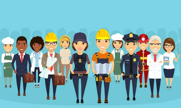 Workers of different professions. — Stock Vector