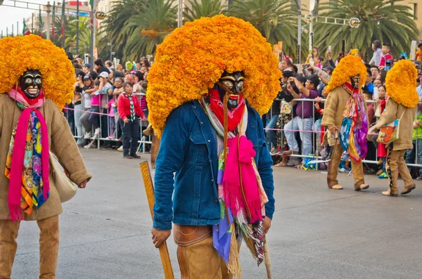 멕시코 시티에서 죽은 퍼레이드의 하루. — 스톡 사진