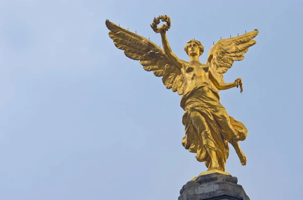 De engel van de onafhankelijkheid in Mexico-stad, Mexico. — Stockfoto