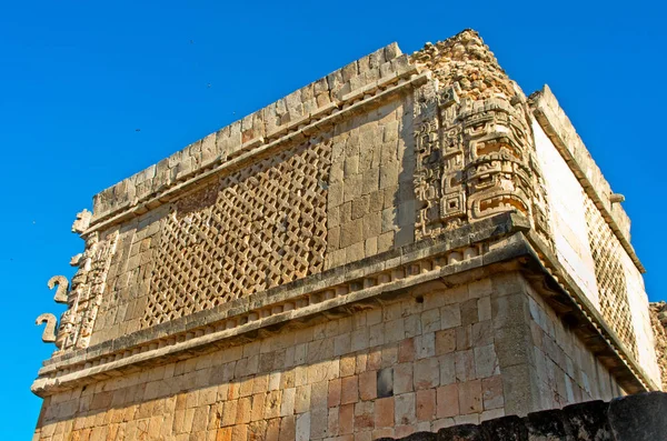 Uxmal - αρχαία πόλη Μάγια. Χερσόνησος Γιουκατάν, Μεξικό — Φωτογραφία Αρχείου