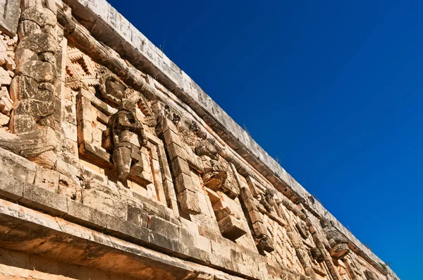 Uxmal - αρχαία πόλη Μάγια. Χερσόνησος Γιουκατάν, Μεξικό — Φωτογραφία Αρχείου