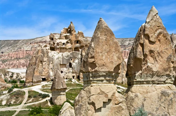 Meraviglioso paesaggio montano in Cappadocia, Turchia — Foto Stock