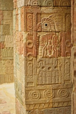 Veranda Teotihuacan sütunlar