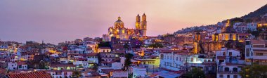 Panorama of Taxco city   clipart