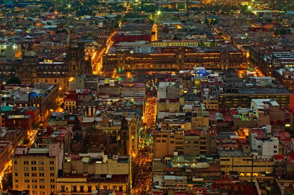 Vista superior da Cidade do México — Fotografia de Stock