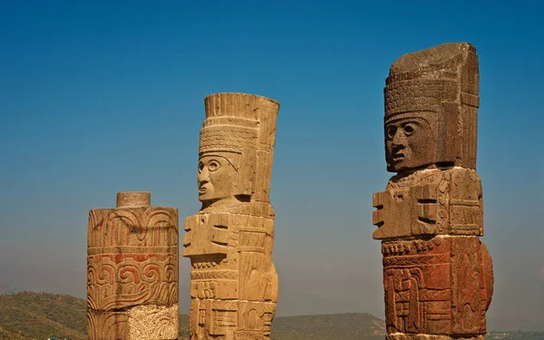 Atlantean figures in Tula. Mexico — Stock Photo, Image