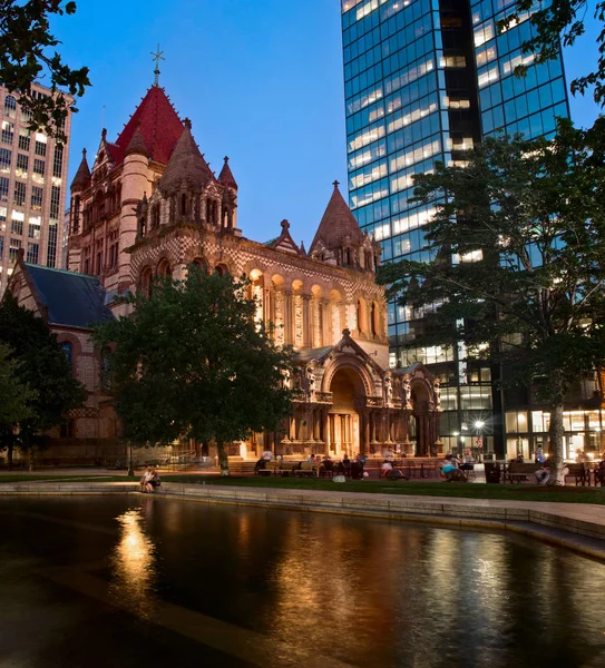 Троїцька церква в Бостоні (США) — стокове фото