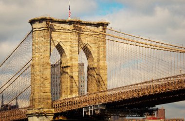 New York 'taki Brooklyn Köprüsü