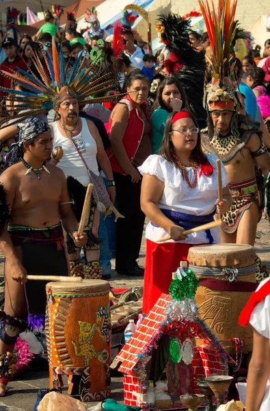 Day of the Virgin of Guadalupe in Mexico City — Stock Photo, Image