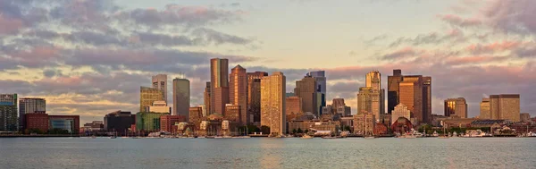 Distrito Financiero y Puerto en Boston — Foto de Stock