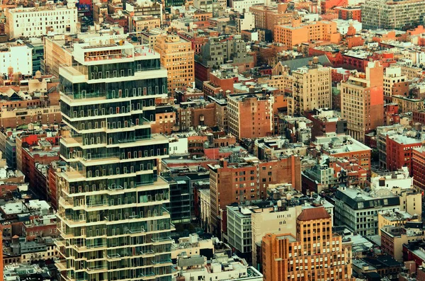 Architektonické pozadí v New Yorku — Stock fotografie