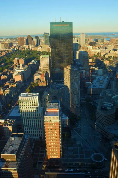 Blick von oben auf Boston — Stockfoto