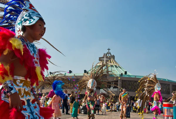 Dag van de Maagd van Guadalupe in Mexico-stad — Stockfoto